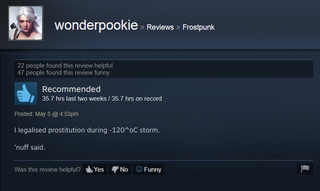 Illustration for article titled Frostpunk, As Told By Steam Reviews